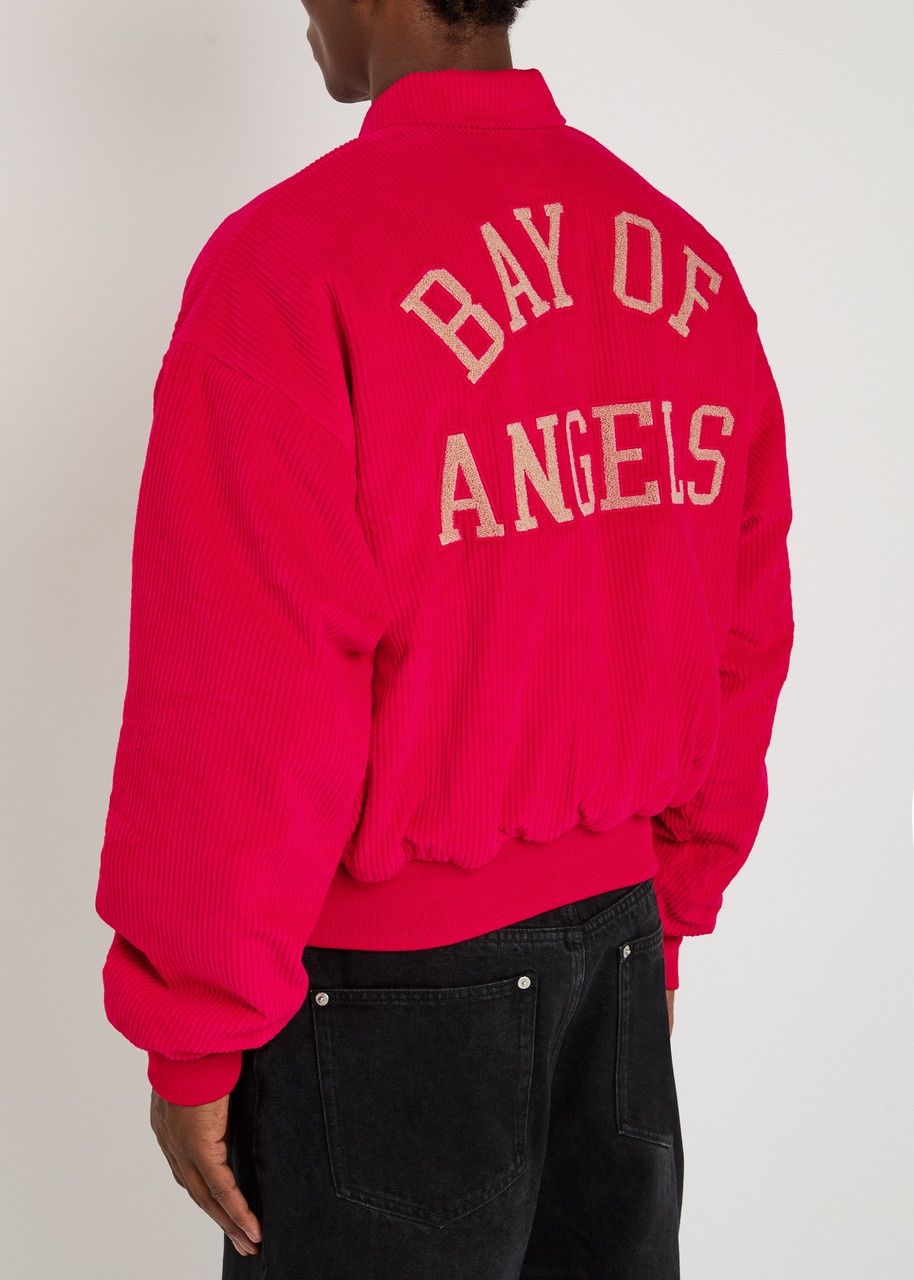Rhude Bay Of Angels Padded Corduroy Bomber Jacket - 3