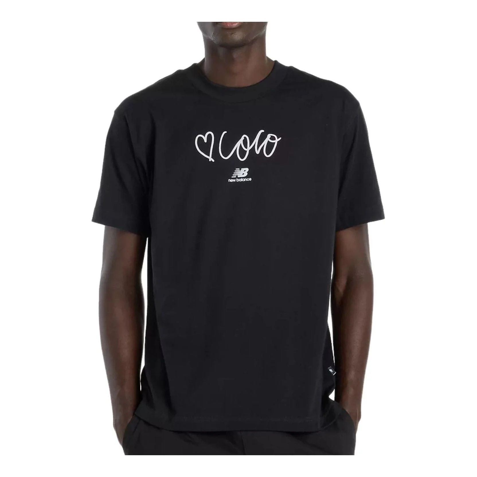 New Balance Love Coco Gauff T-Shirt Asia Sizing 'Black' MT53499BK - 1