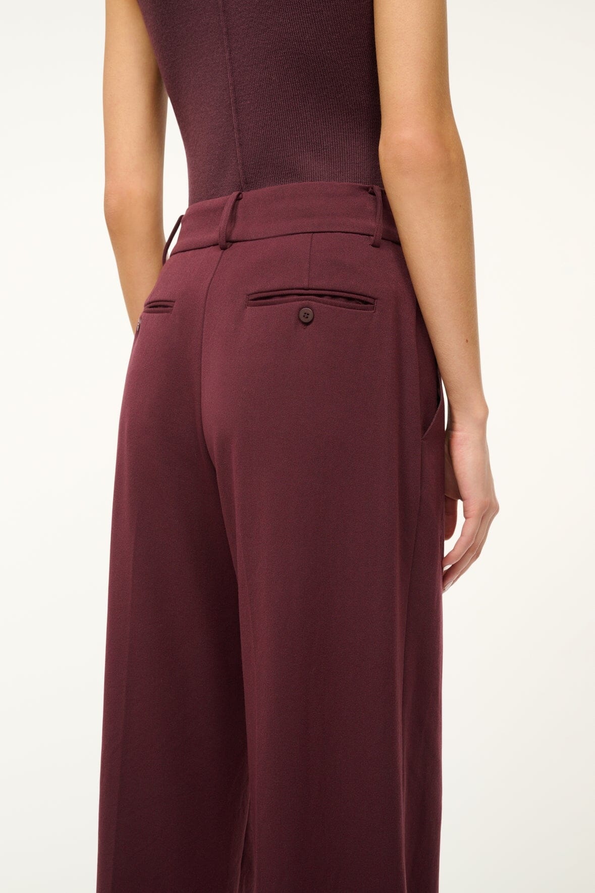 STAUD PRINCE PANT MERLOT - 6