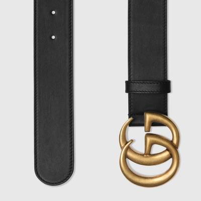 GUCCI 2015 Re-Edition wide leather belt outlook