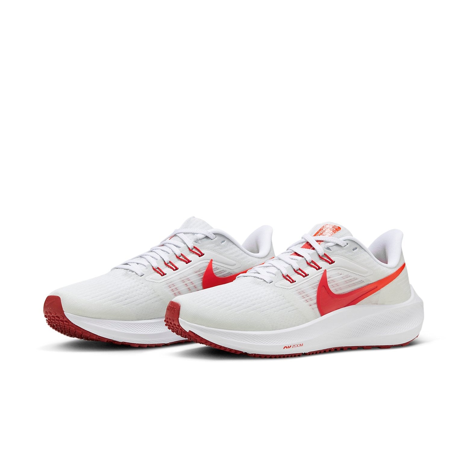 (WMNS) Nike Air Zoom Pegasus 39 Low Top White Red DH4072-103 - 3