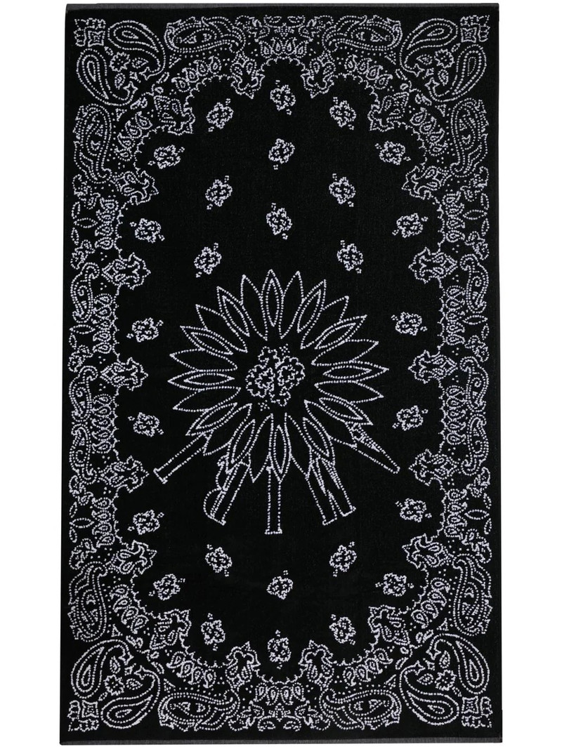 bandana-print 비치 타월 3