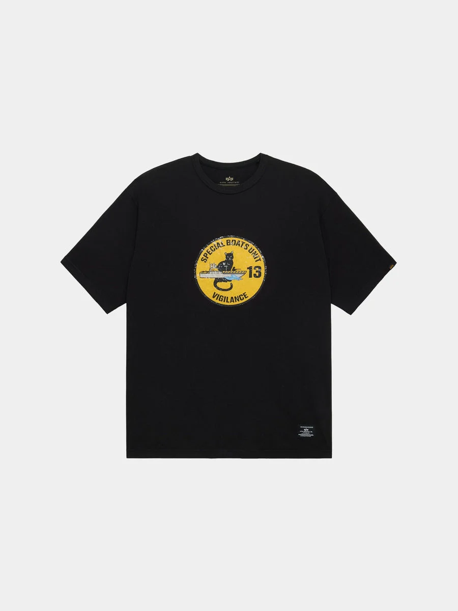 RELAXED BLACK CAT TEE - 1