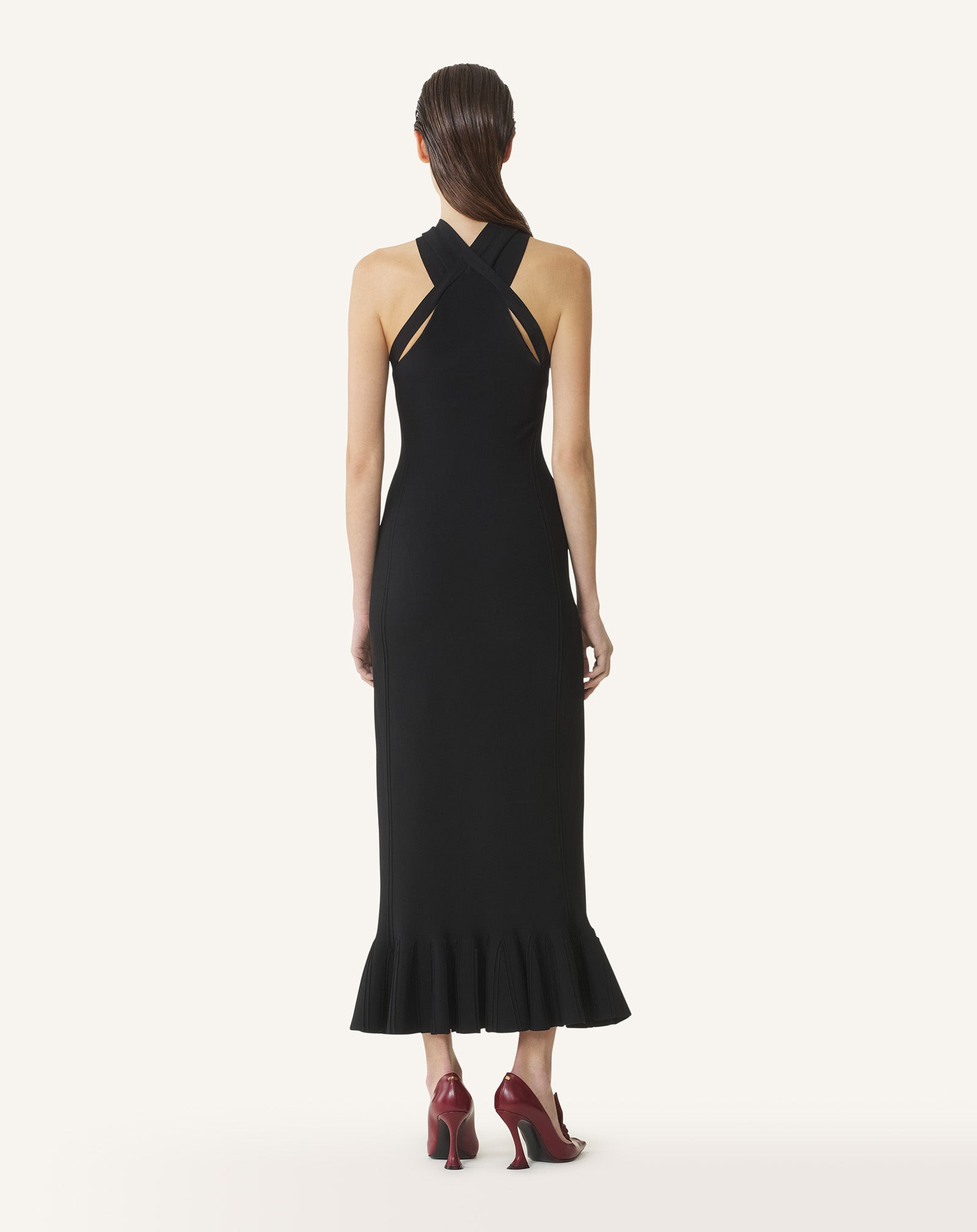 LONG VISCOSE DRESS - 4