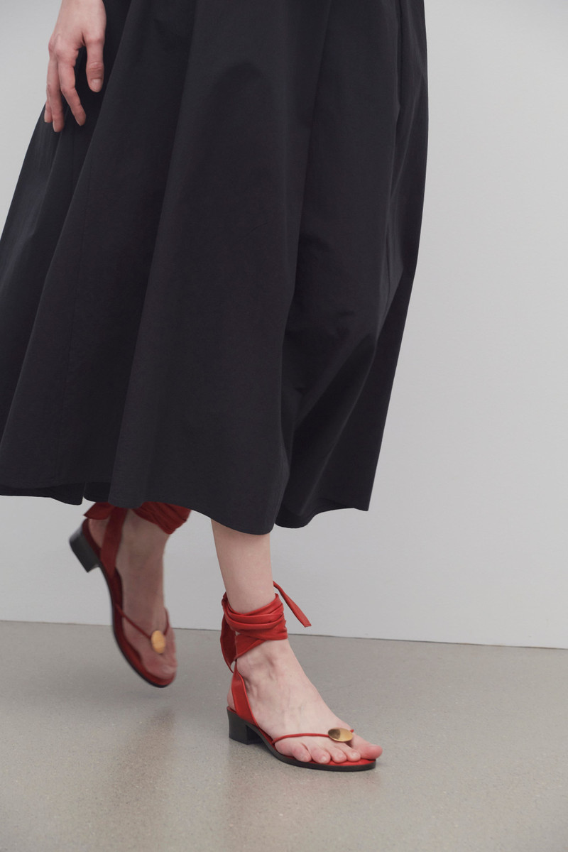 Cord Sandal in Leather 4