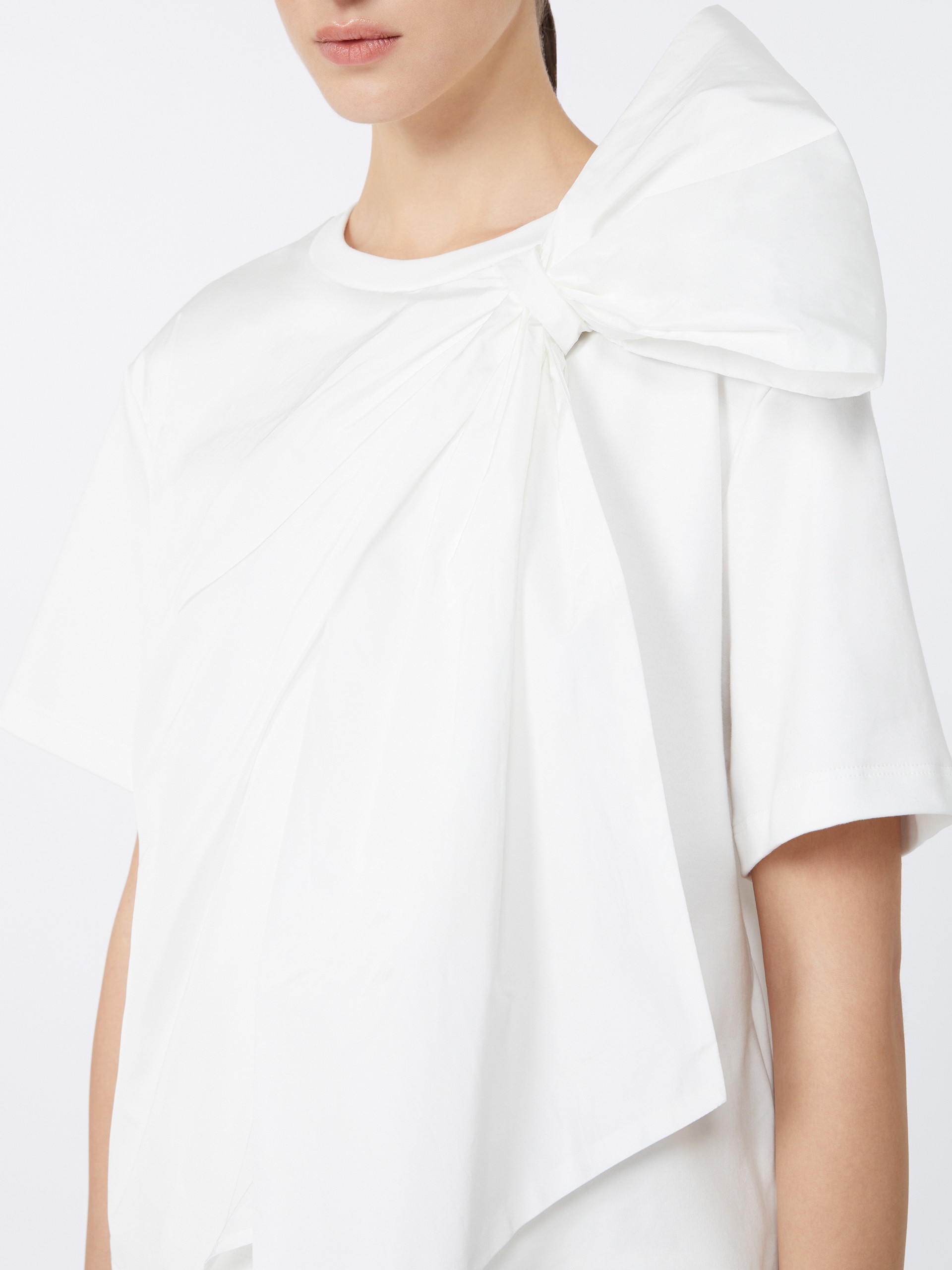 COLLE Jersey T-shirt with maxi bow - 5