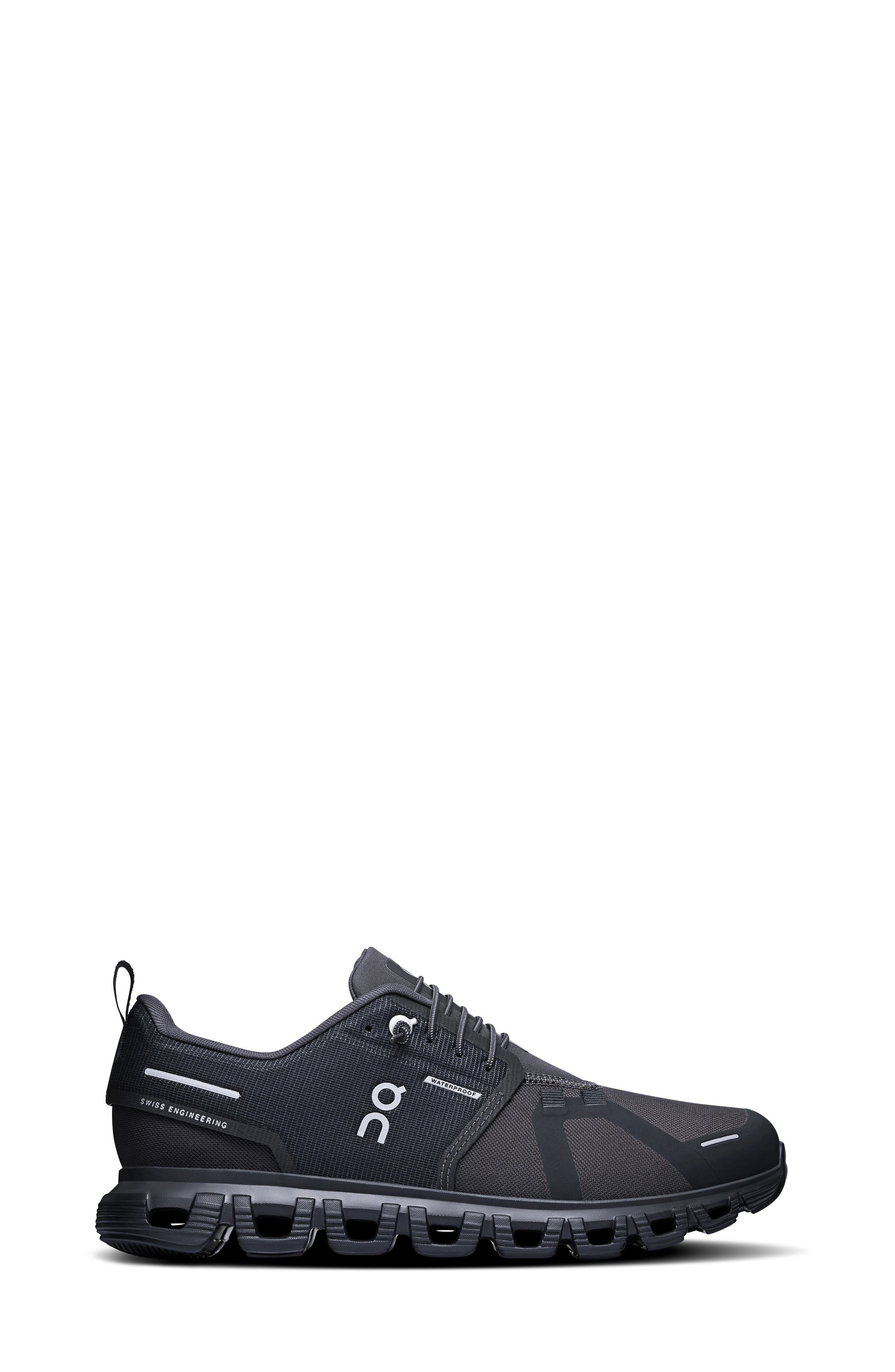 On Cloud 6 Waterproof Sneaker in Black/Black at Nordstrom - 3
