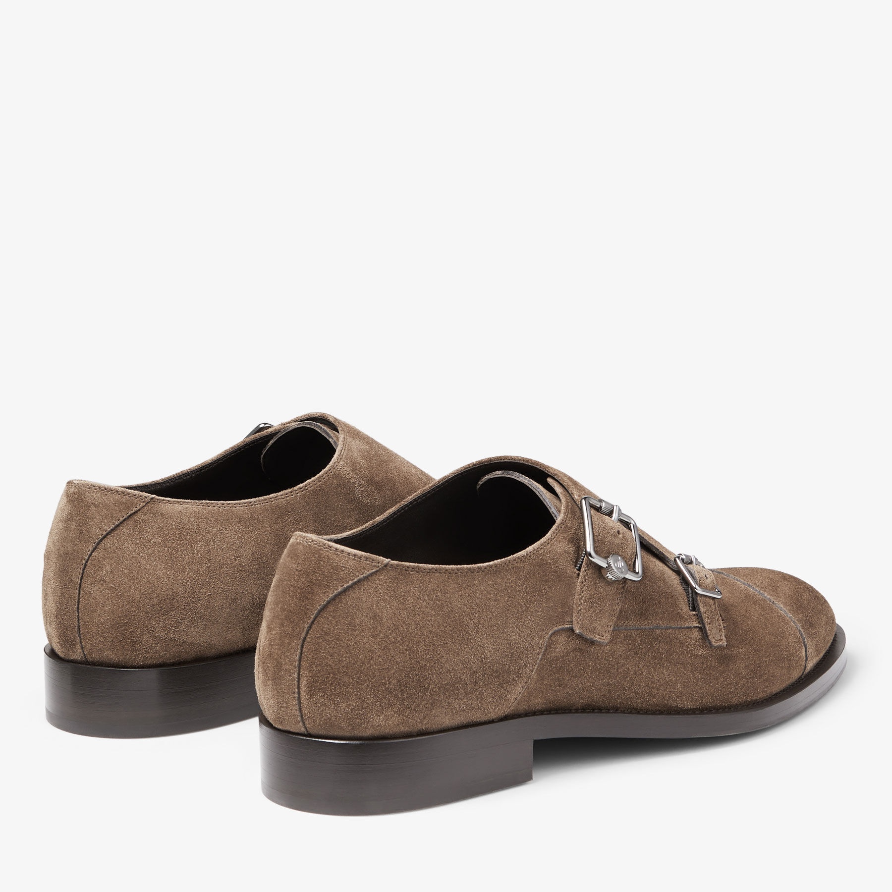 Finnion Monkstrap
Oak Velvet Suede Shoes - 5