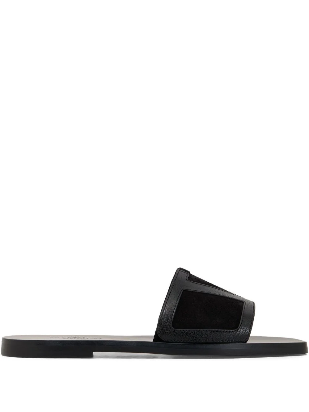 Viva Superstar leather flat sandals - 1