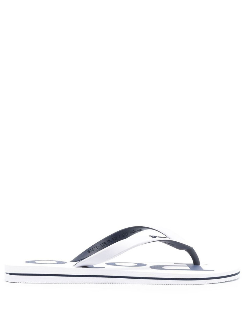 logo-print flip-flops 1