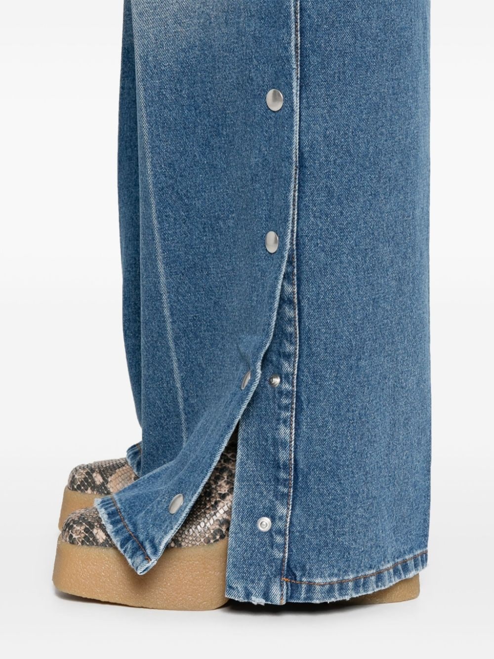 stud-embellished jeans - 5