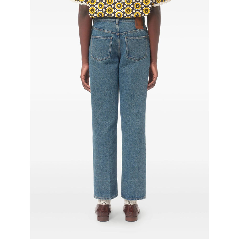 Valentino Blue Denim - Regular & Straight-Leg Jeans Men - 3