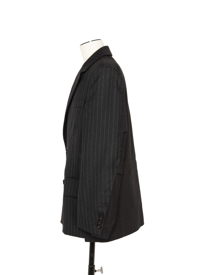 sacai Chalk Stripe x Rip Stop Jacket outlook