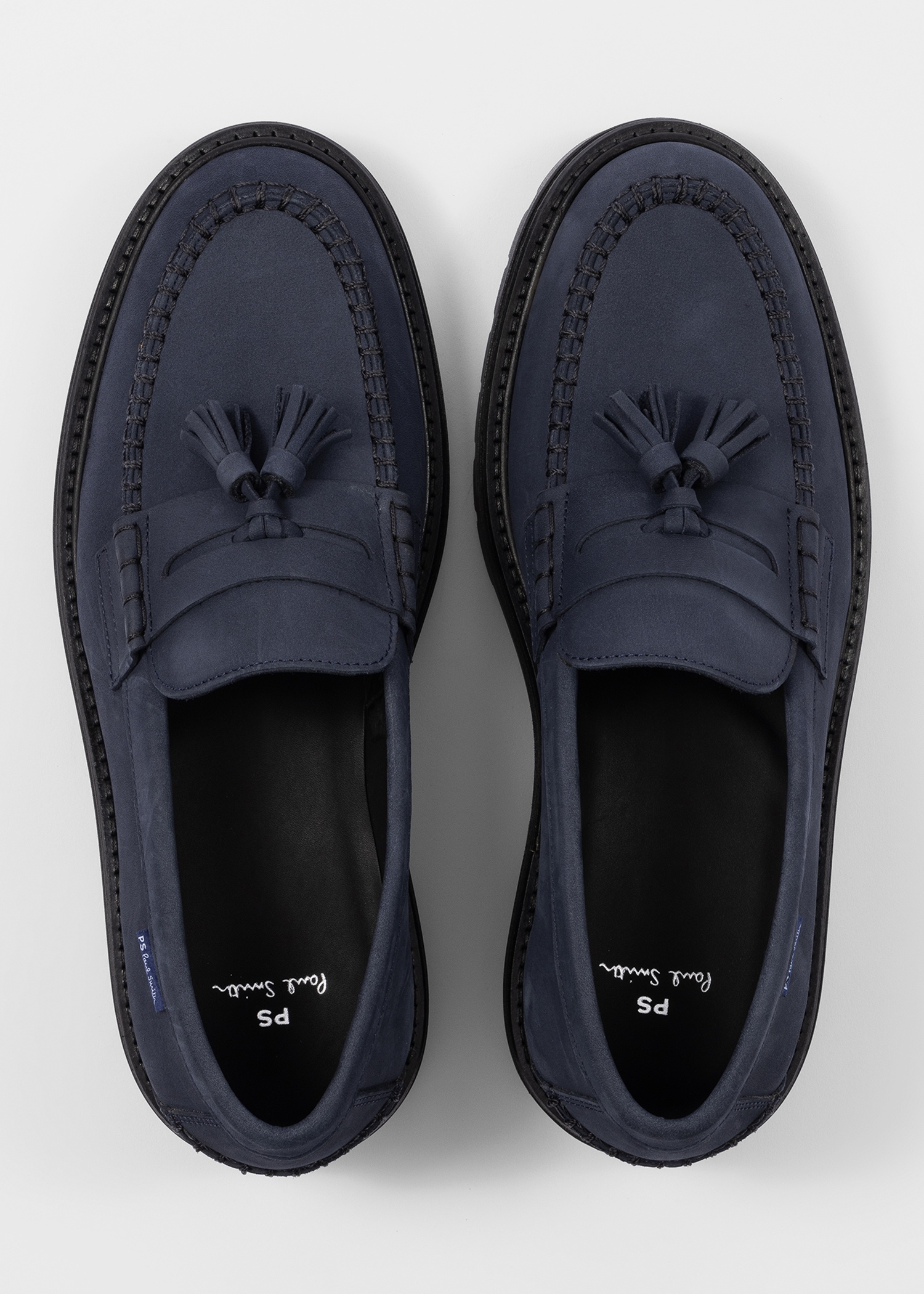 Dark Blue 'Trento' Tassel Loafers - 5