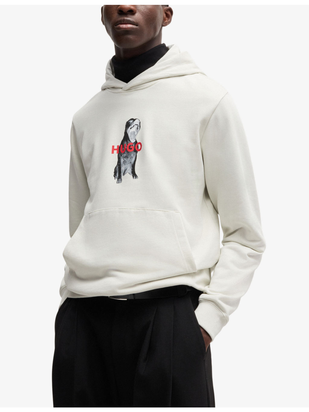 Animal-graphic regular-fit cotton-jersey hoody - 3