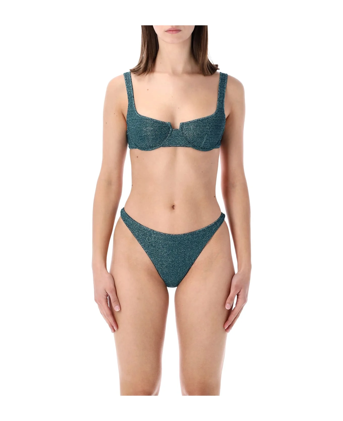 Oséree Swimwear Lumière Lurex Balconette Bikini - 1