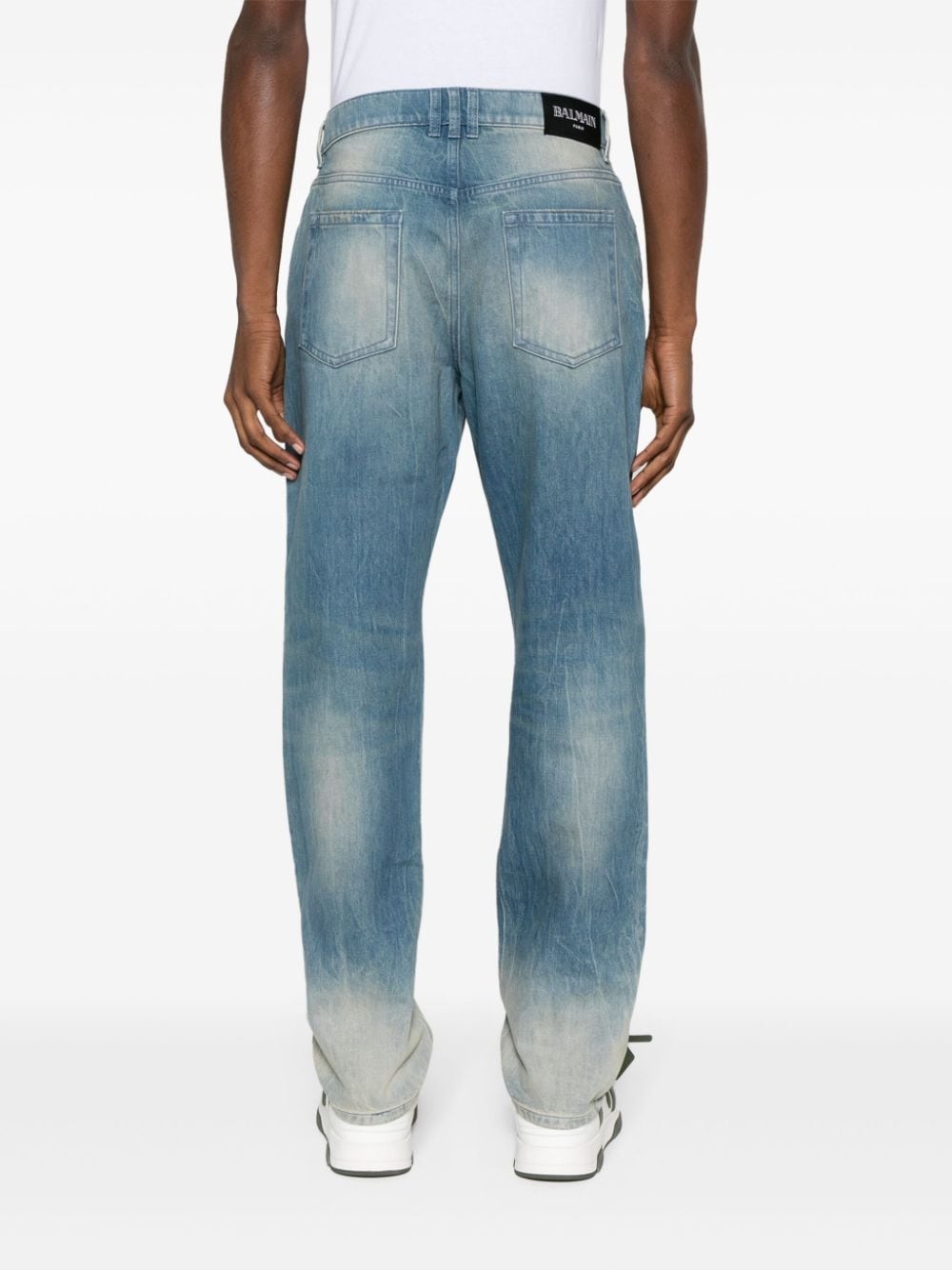 mid-rise straight jeans - 4