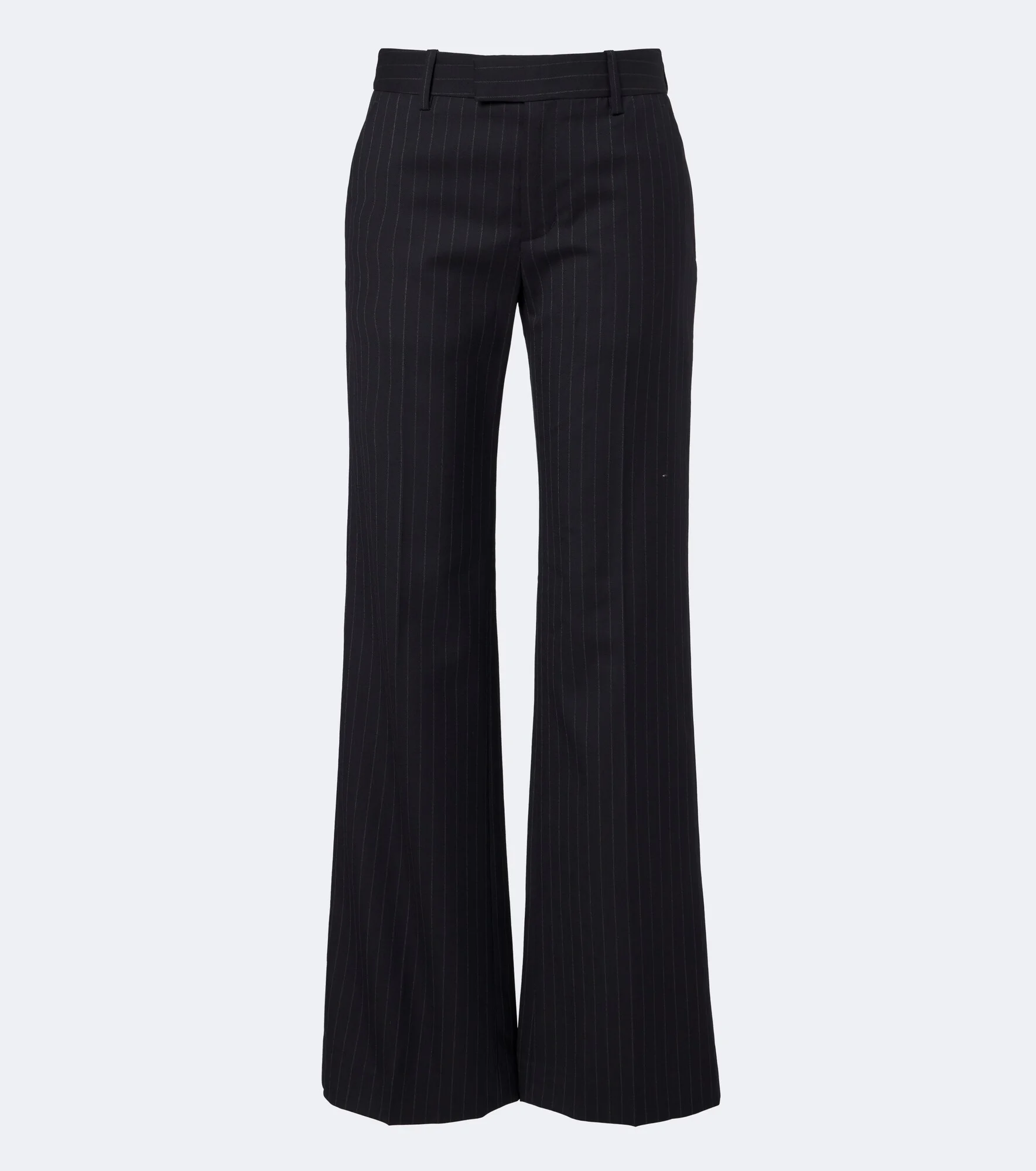 Bethany pinstriped wool flared pants - 1