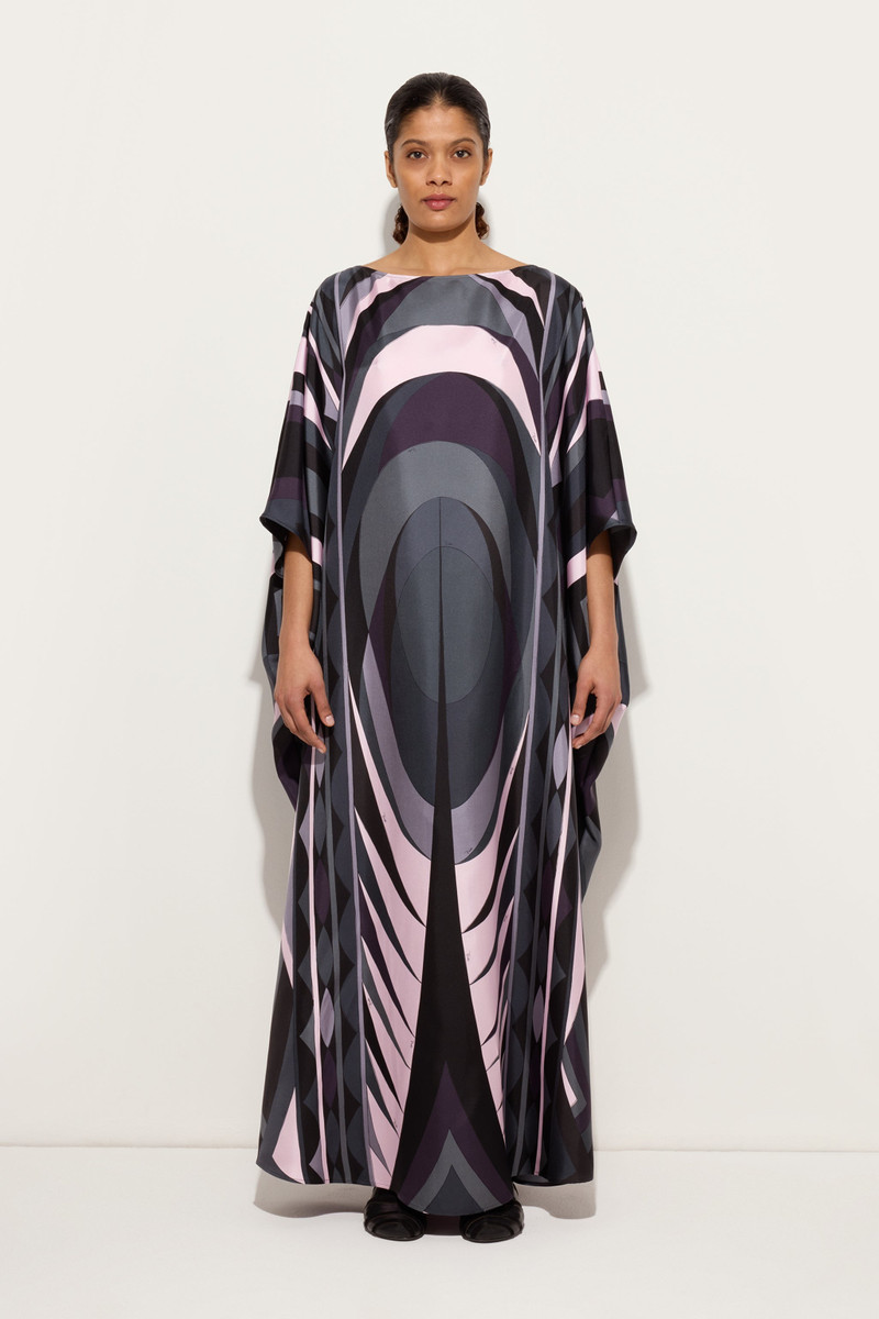 PUCCI VOLUTE PRINT LONG KAFTAN outlook