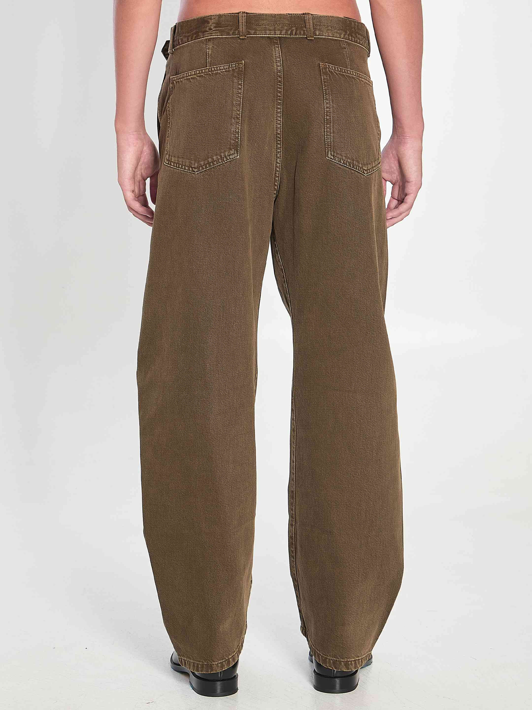 Lemaire Men Twisted Denim Trousers - 4