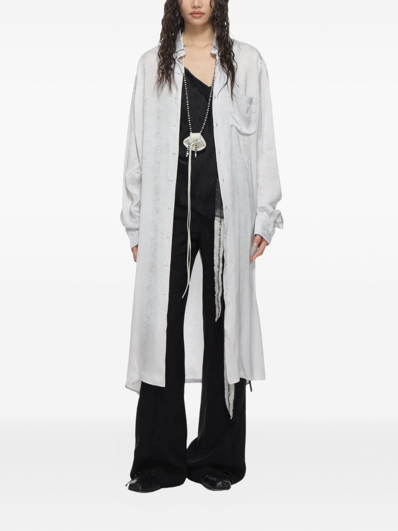 Ann Demeulemeester transparent-design shirt outlook