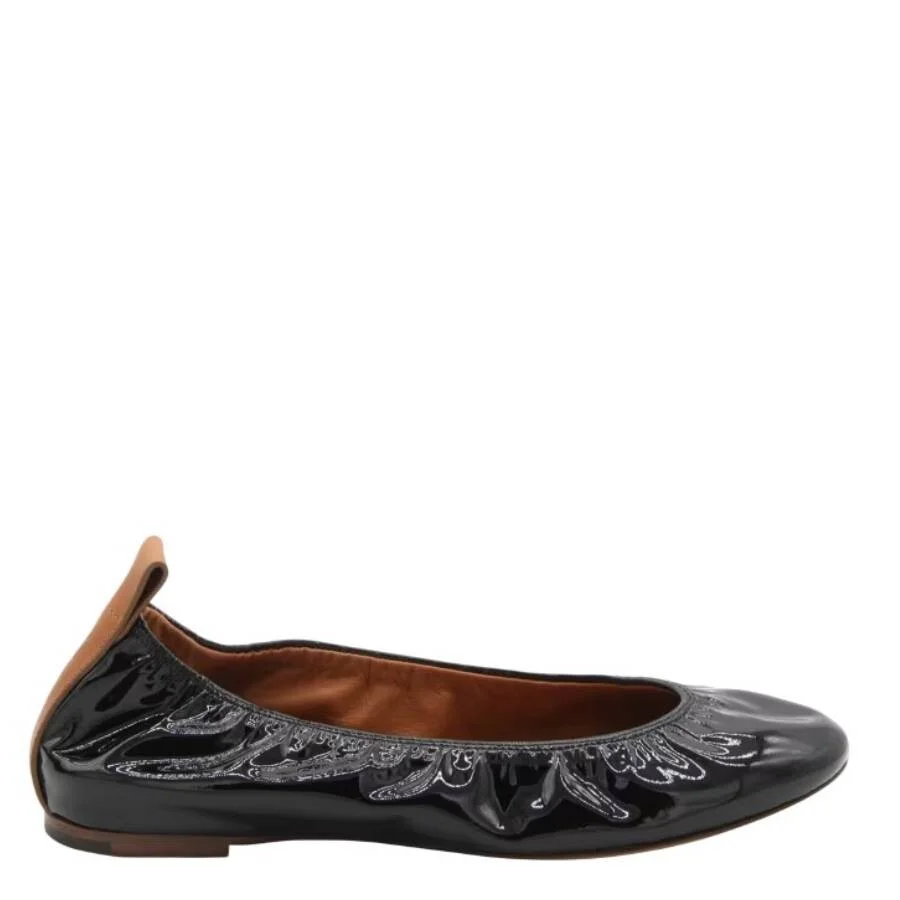 Lanvin Patent Leather Ballerina Flats - 1