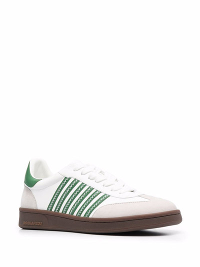 DSQUARED2 striped low-top sneakers outlook