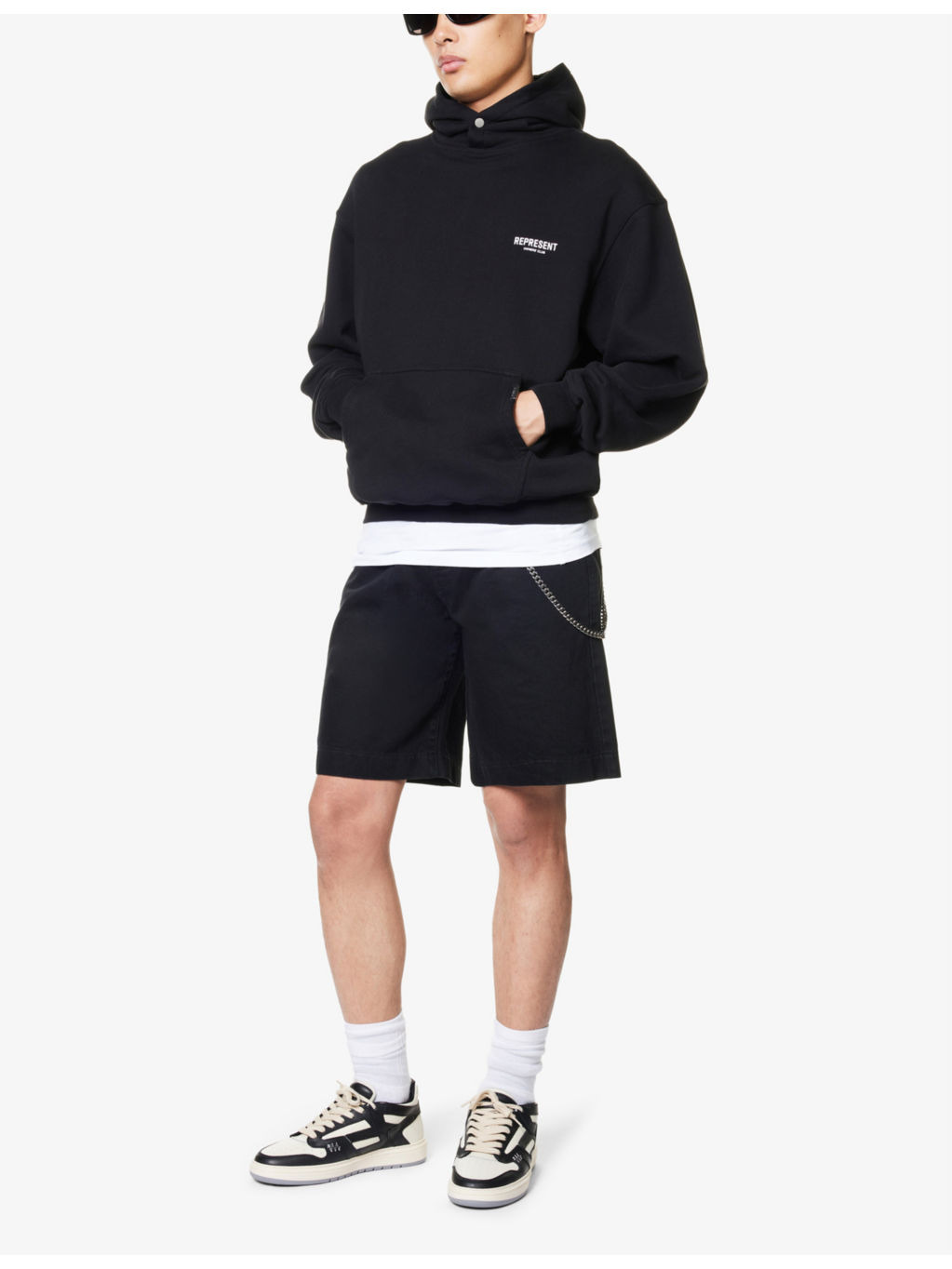 Owners' Club graphic-print relaxed-fit cotton-jersey hoody - 2