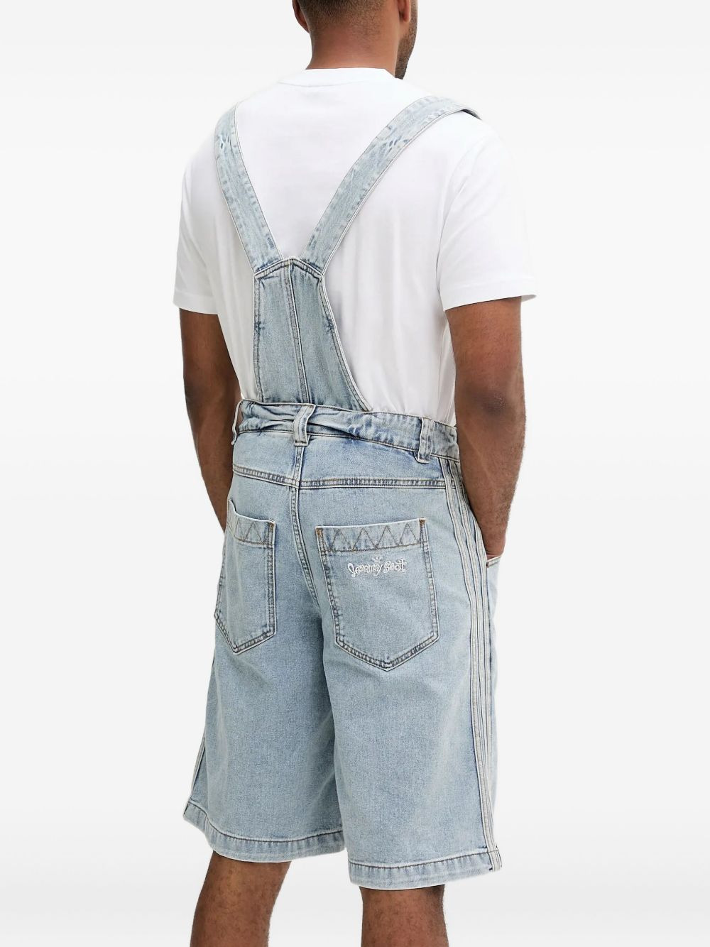x Jeremy Scott denim dungarees - 4