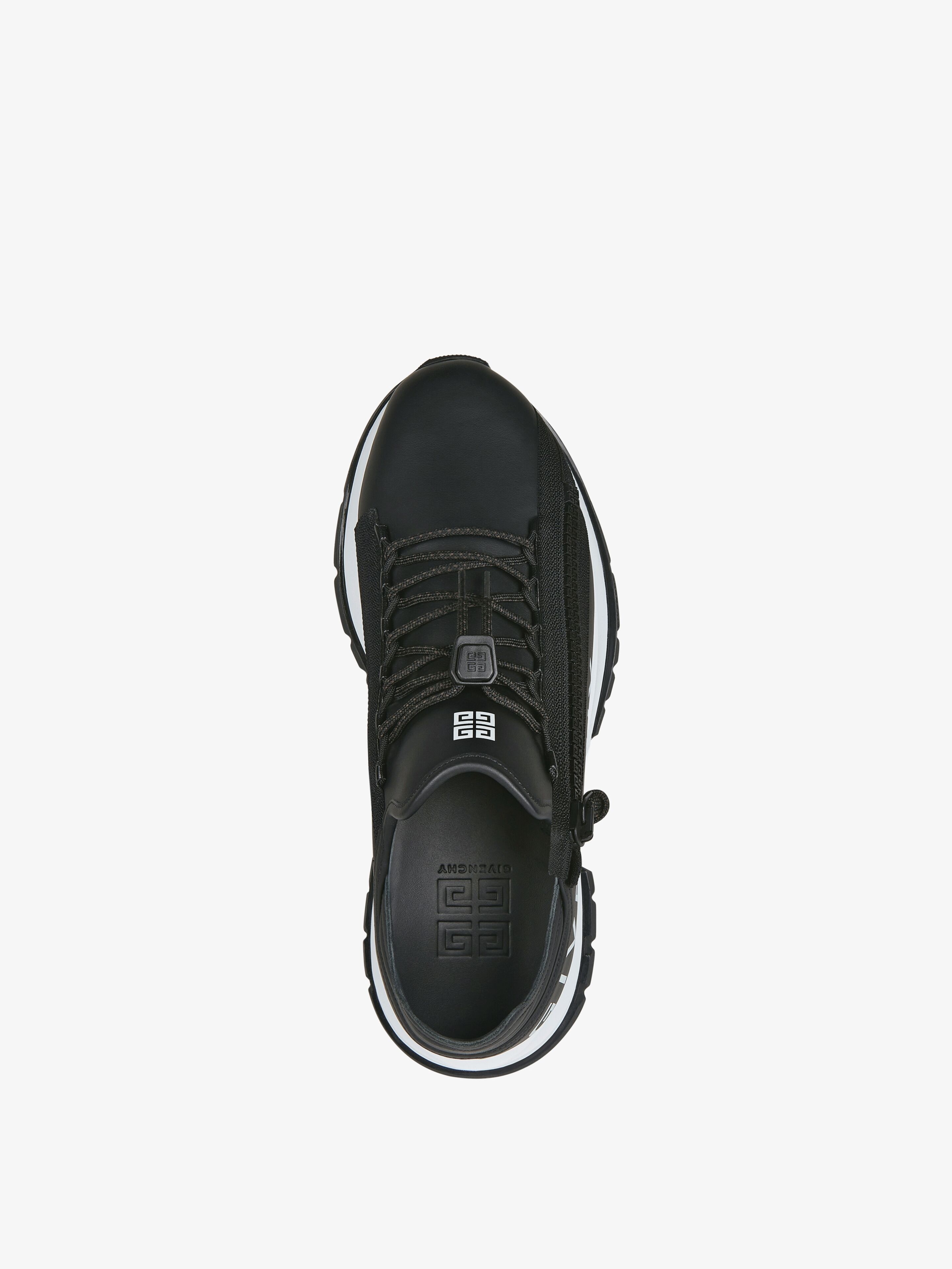 SPECTRE RUNNER SNEAKERS IN LEATHER WITH ZIP - 4