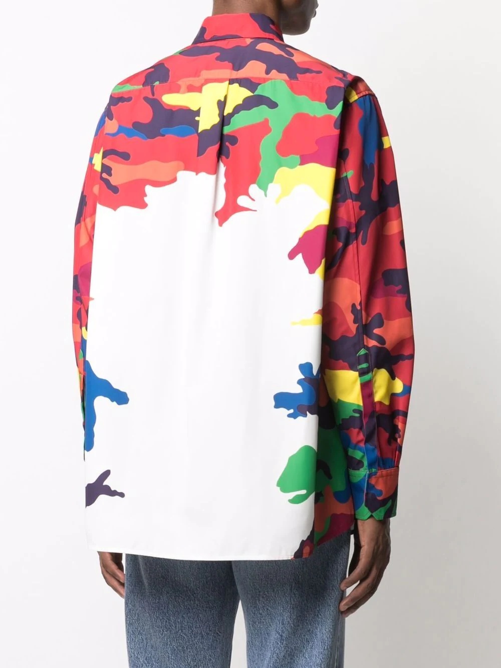 VLTN camouflage-print shirt - 4