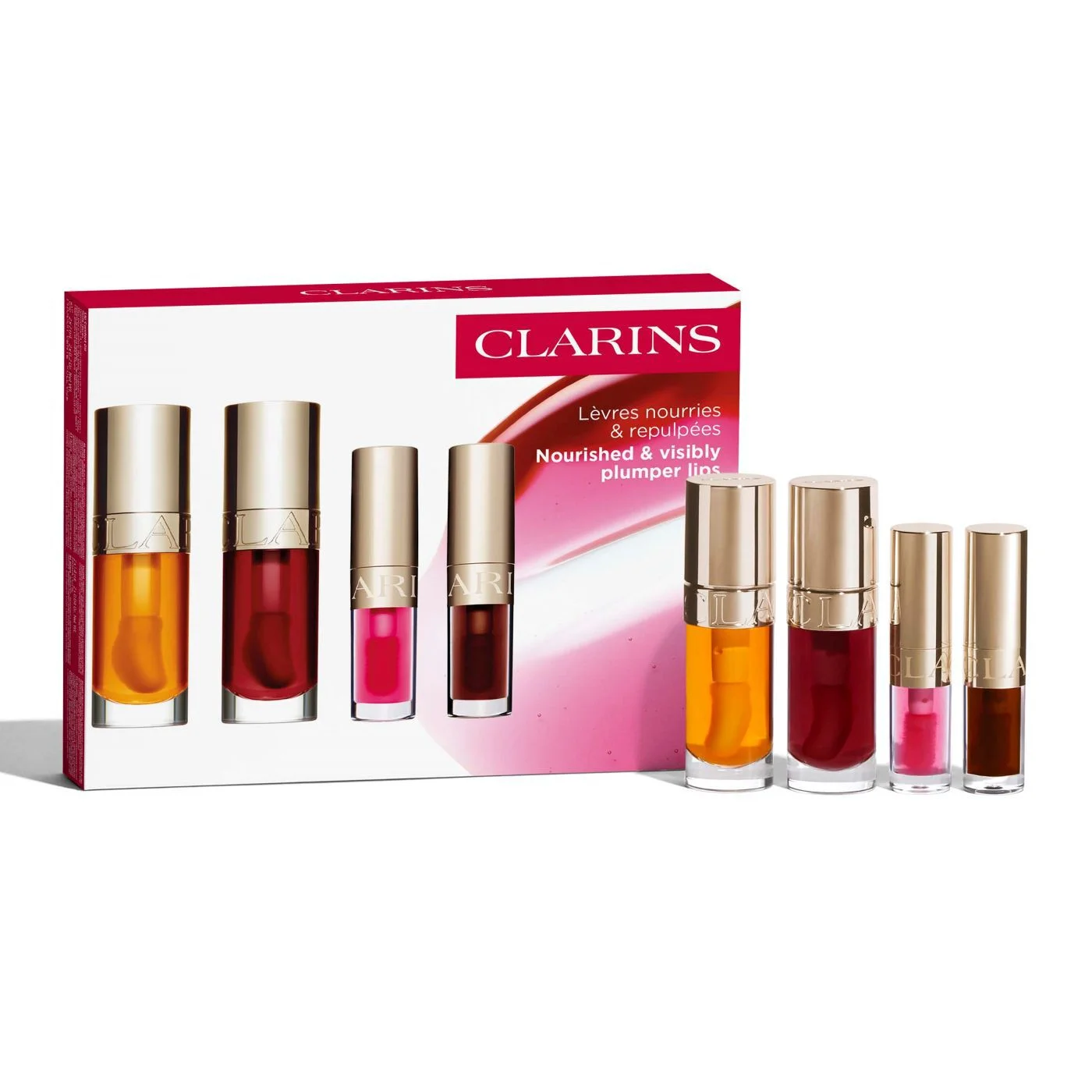 Plump + Shine Lip Oil Collection | Featuring Iconic Full-Size + Mini Lip Oils | For Visibly Plumper - 1