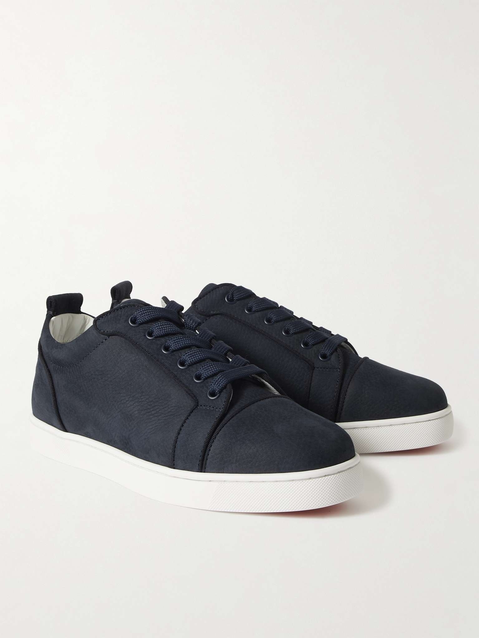 Louis Junior Orlato Grosgrain-Trimmed Nubuck Sneakers - 4