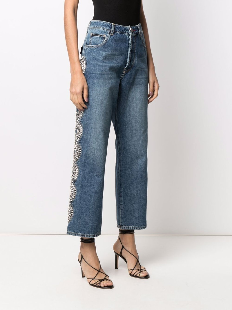 Crystal Cable wide-leg jeans 3