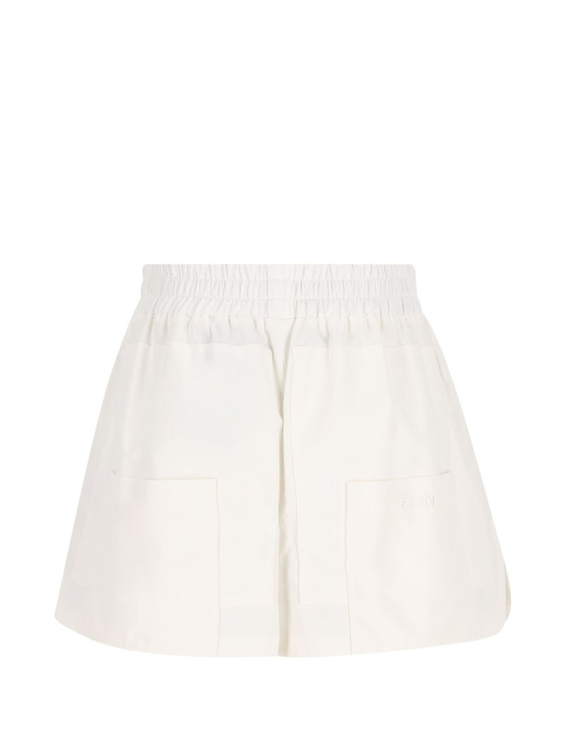 FENDI elasticated-waist mini skirt outlook