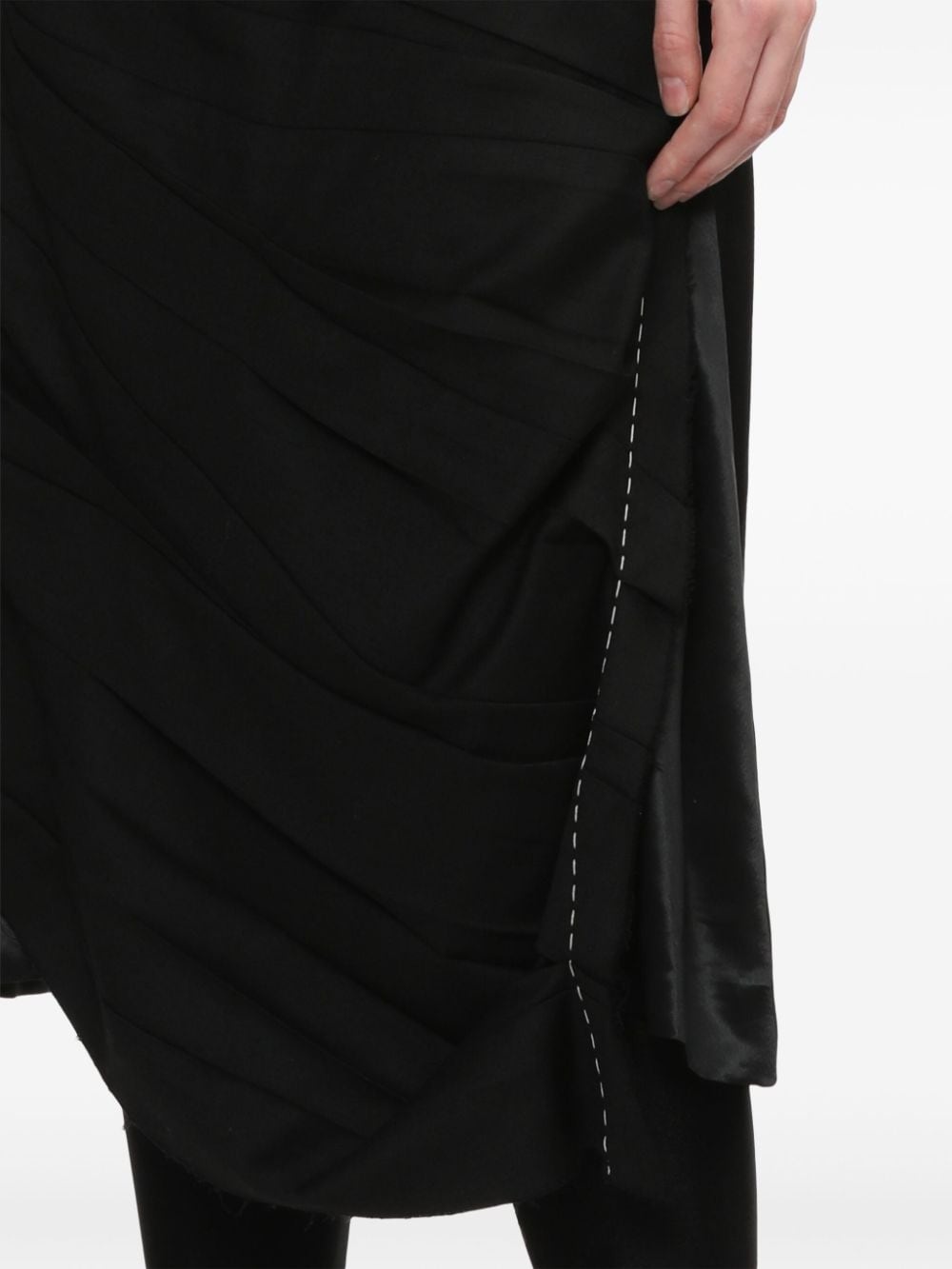 asymmetric midi skirt - 5