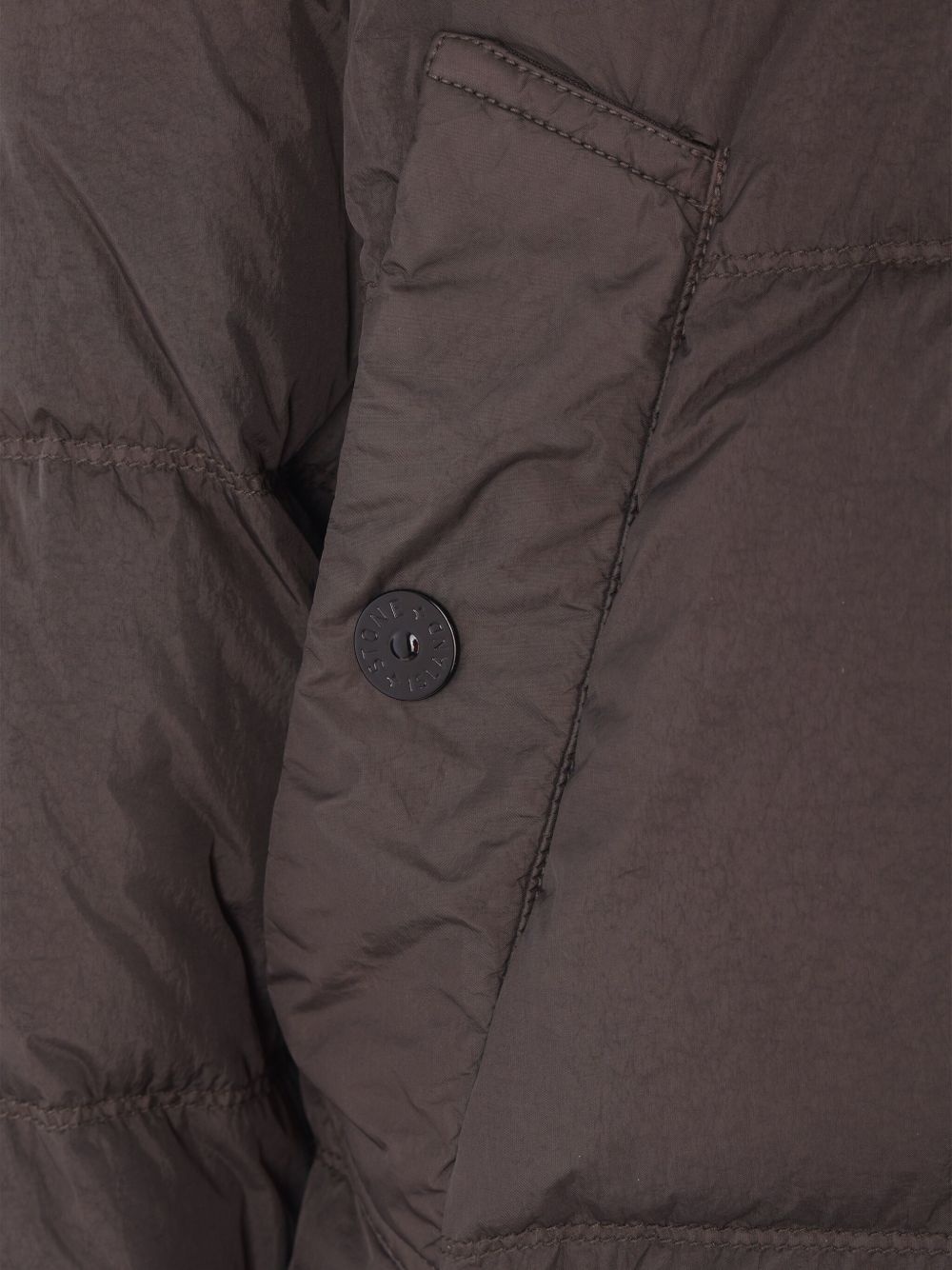 Compass-badge padded jacket - 4