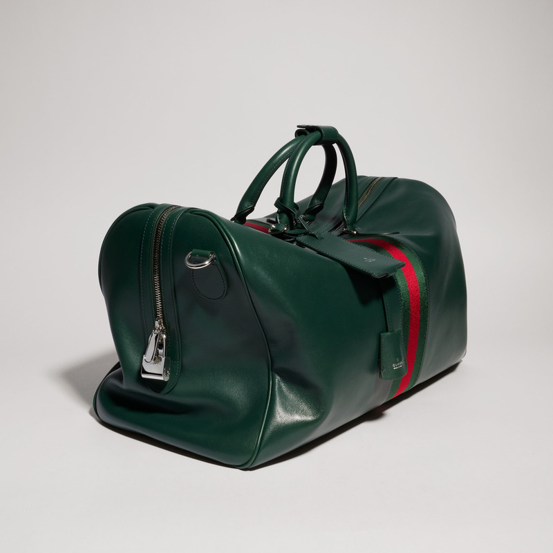 Web Trademark medium duffle bag 6