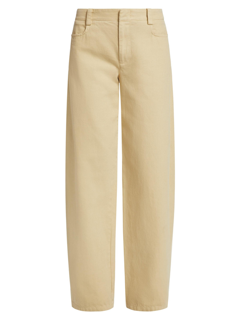 Women's Washed Twill Wide-Leg Pants - Haystack 1