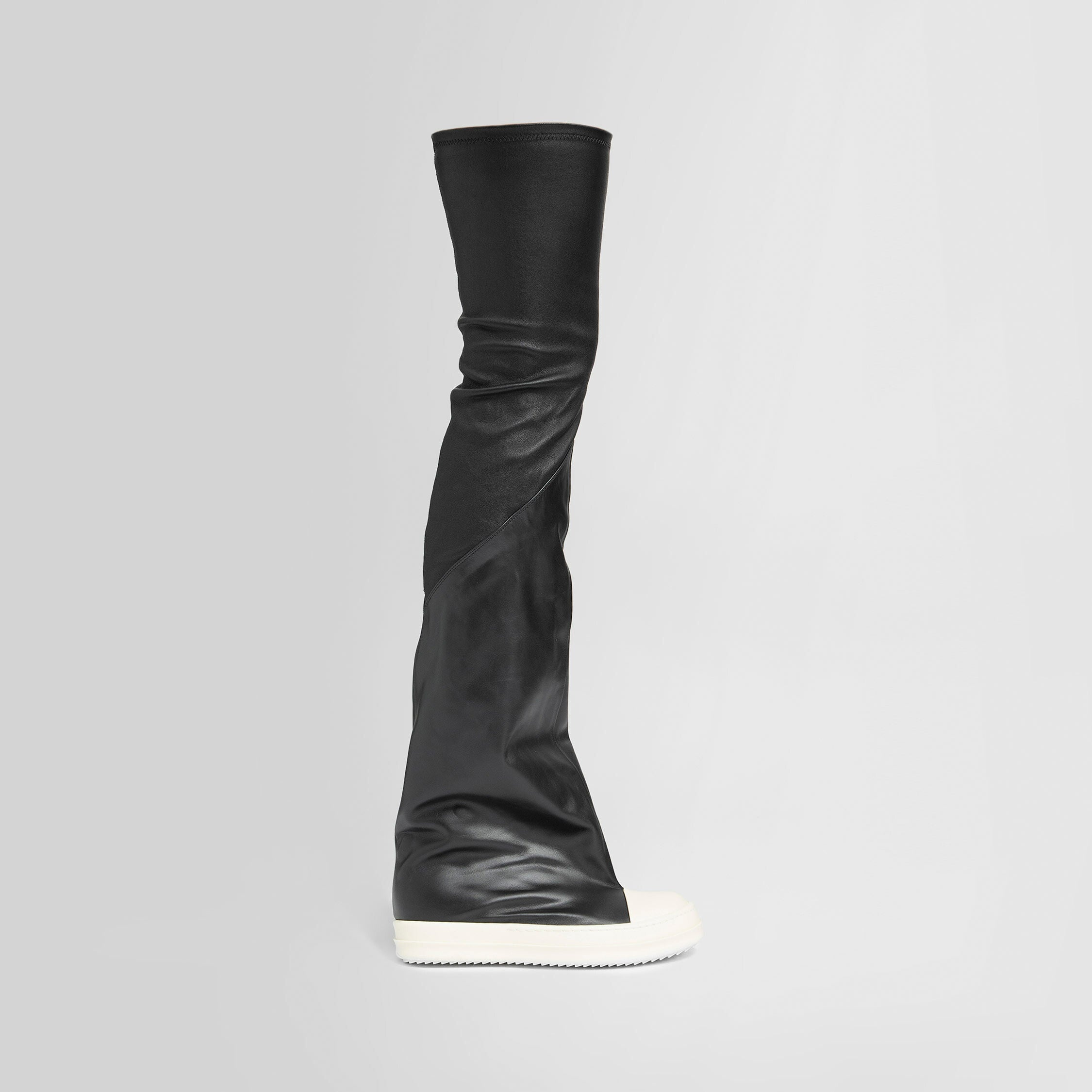 RICK OWENS WOMAN BLACK BOOTS - 7