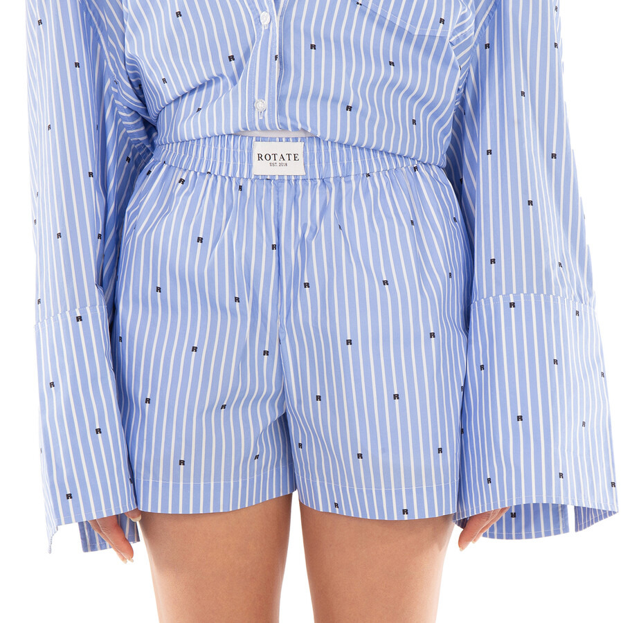 Rotate Elasticated Stripe Shorts - 4