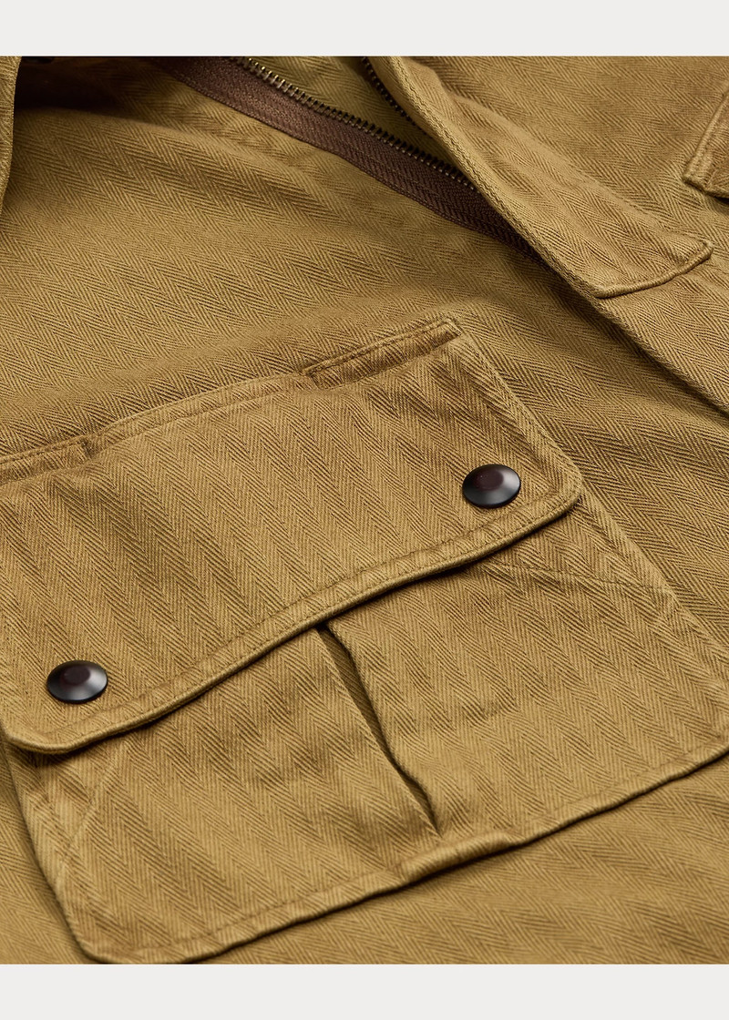 Knit Herringbone Twill Jacket 4