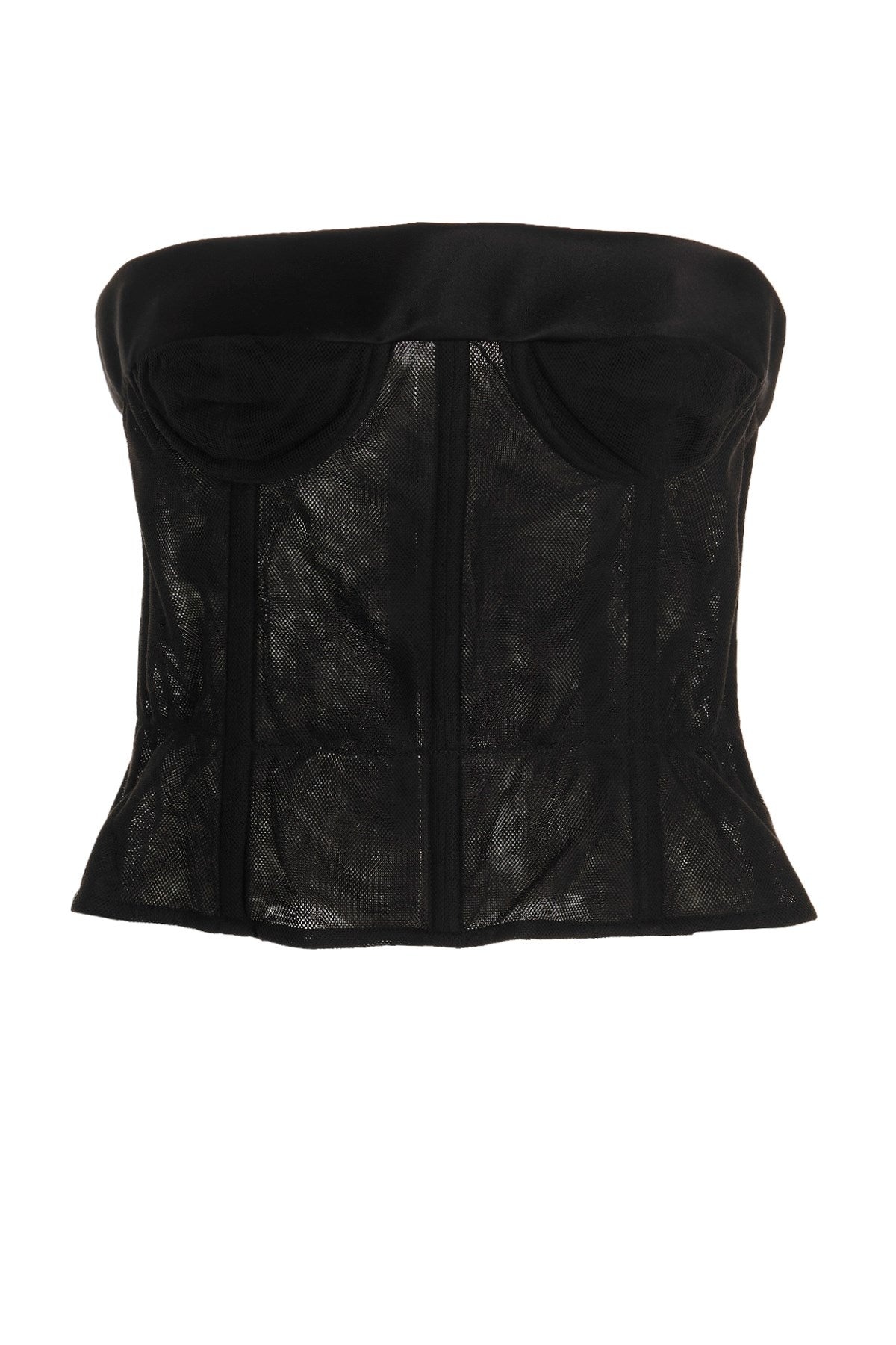 Maison Margiela Women Mesh Bustier Top - 1