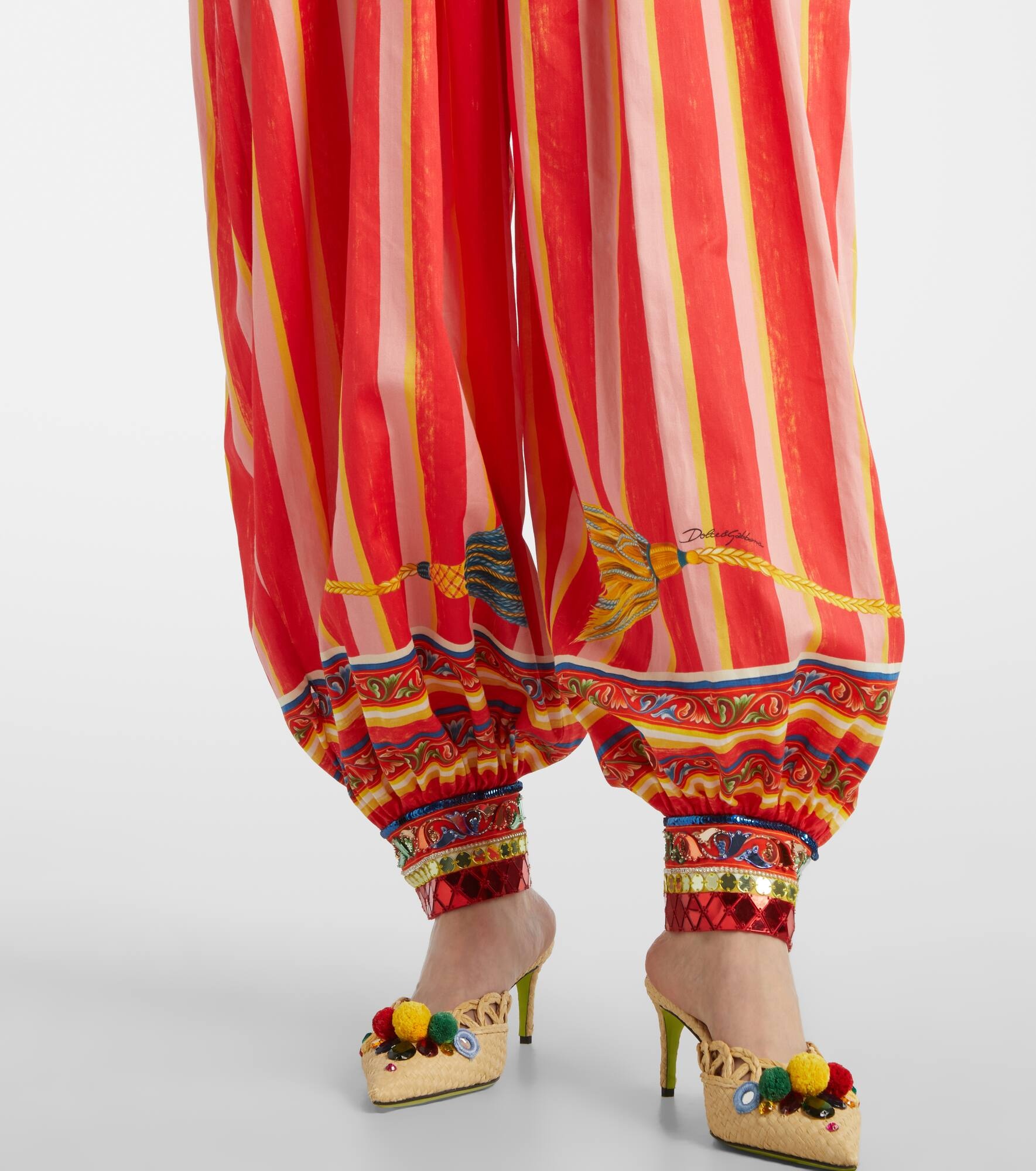 Printed cotton jumpsuit - 6