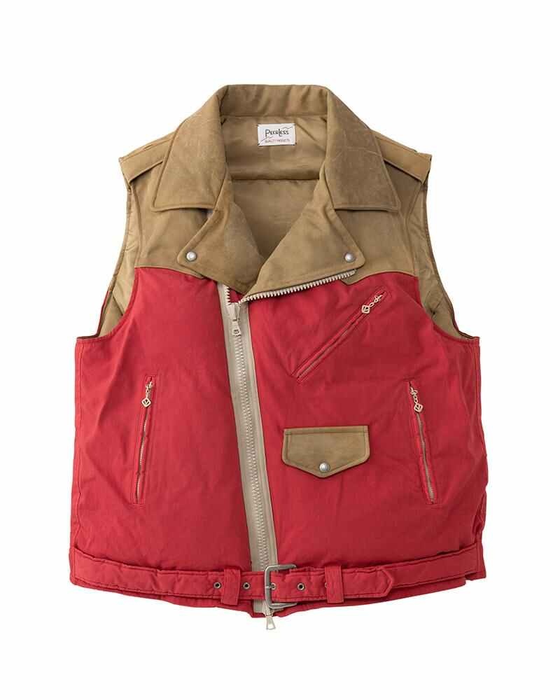 STRABLER DOWN VEST RED - 1