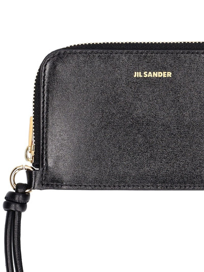 Jil Sander Envelope necklace leather card holder outlook