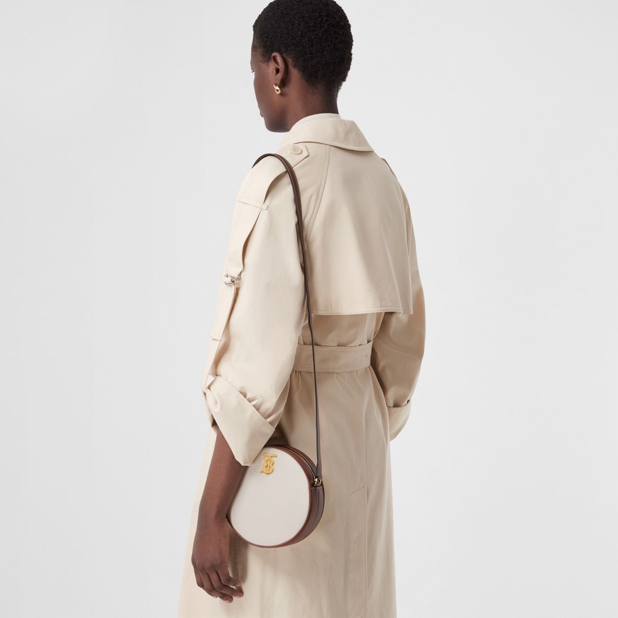 Monogram Motif Canvas and Leather Louise Bag - 3