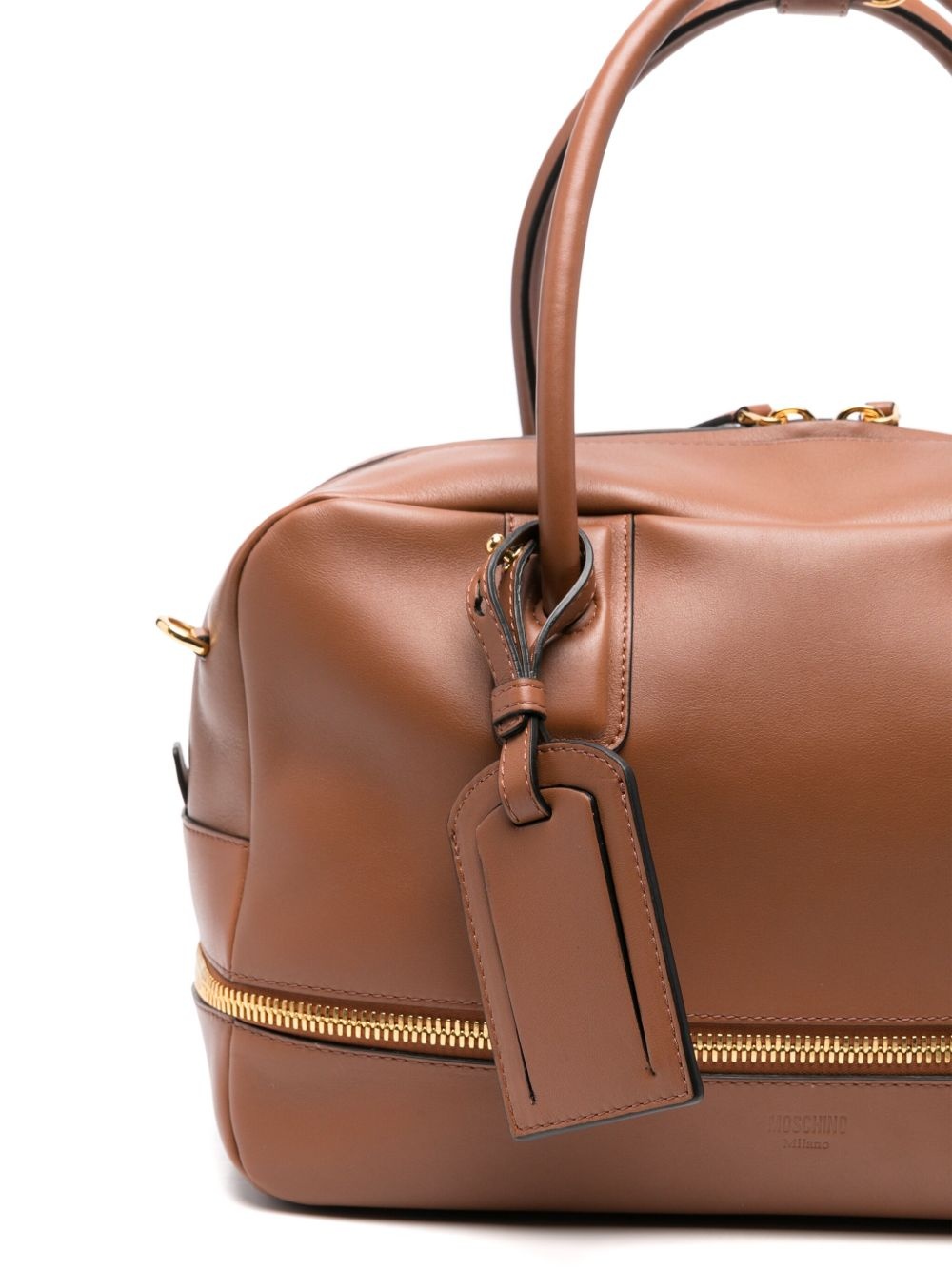 leather tote bag - 4