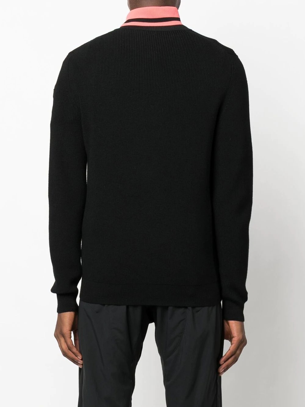 high-neck zip-up jumper - 4