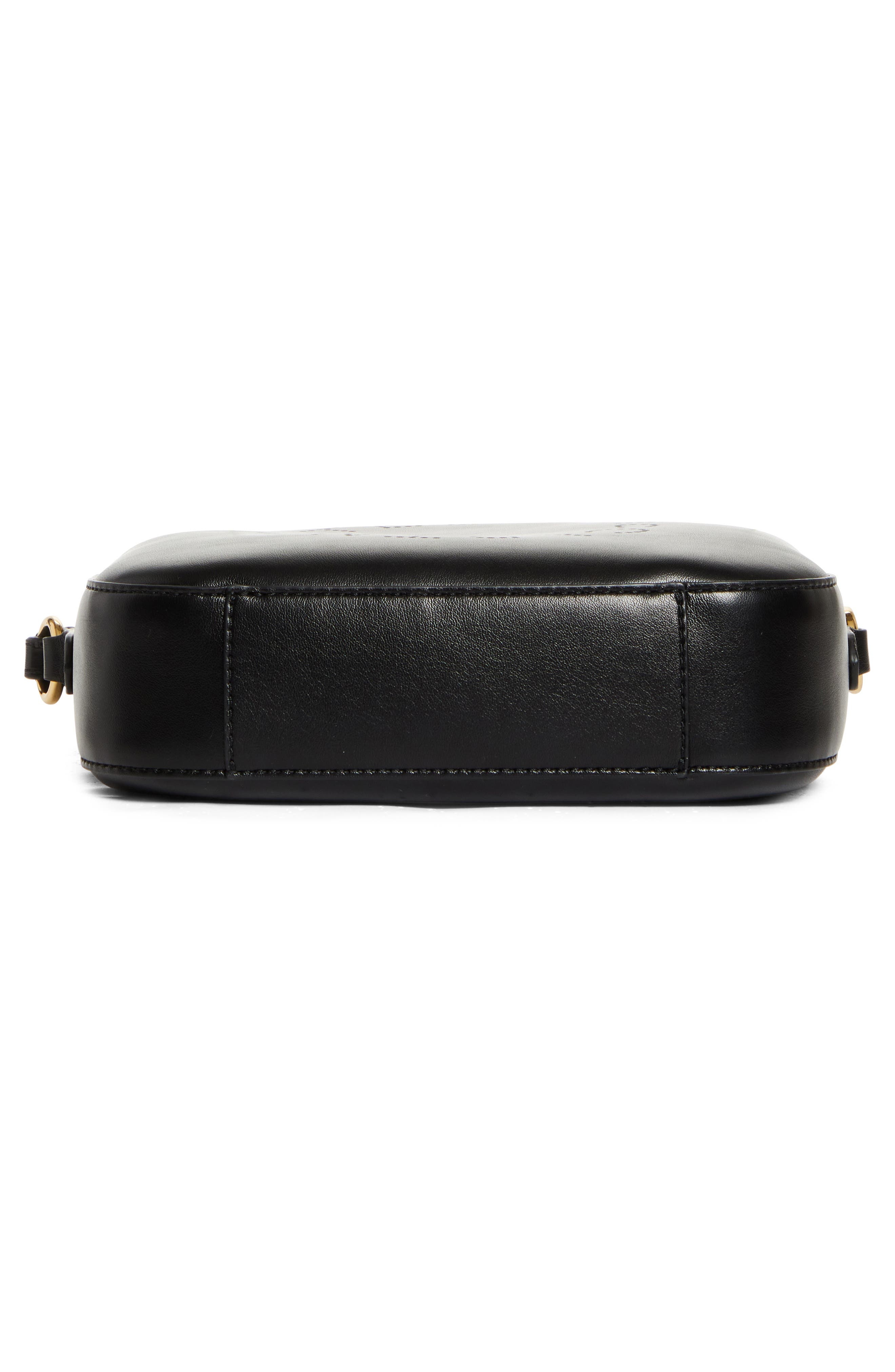 Stella McCartney Small Perforated Logo Faux Leather Camera Bag in Black at Nordstrom - 7